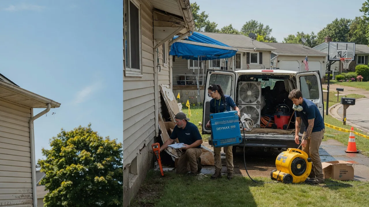 Ceiling Leak Cleanup in Shelly, MN near me